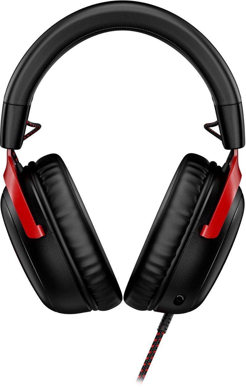 HyperX 727A9AA Cloud III Wired Over-the-Ear Gaming Headset - Black/Red