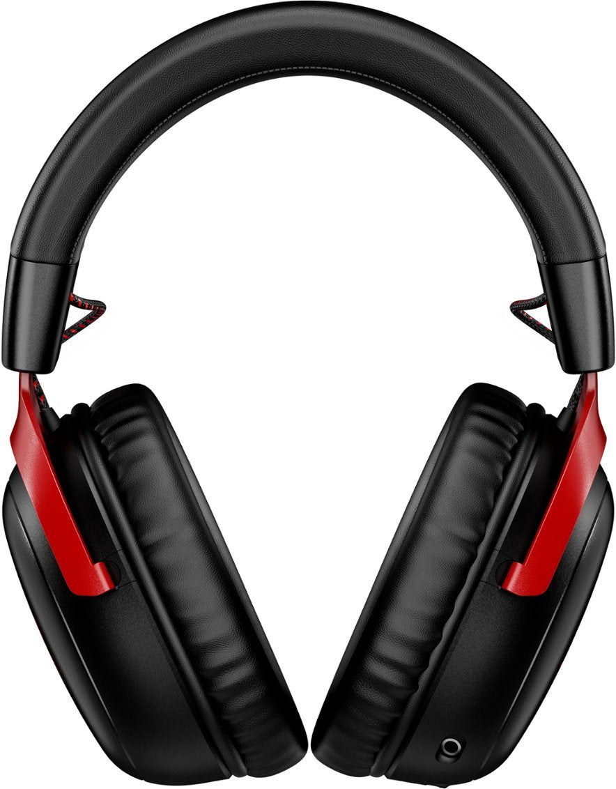 Auriculares inalámbricos para juegos HyperX 77Z46AA Cloud III con diadema, color negro y rojo