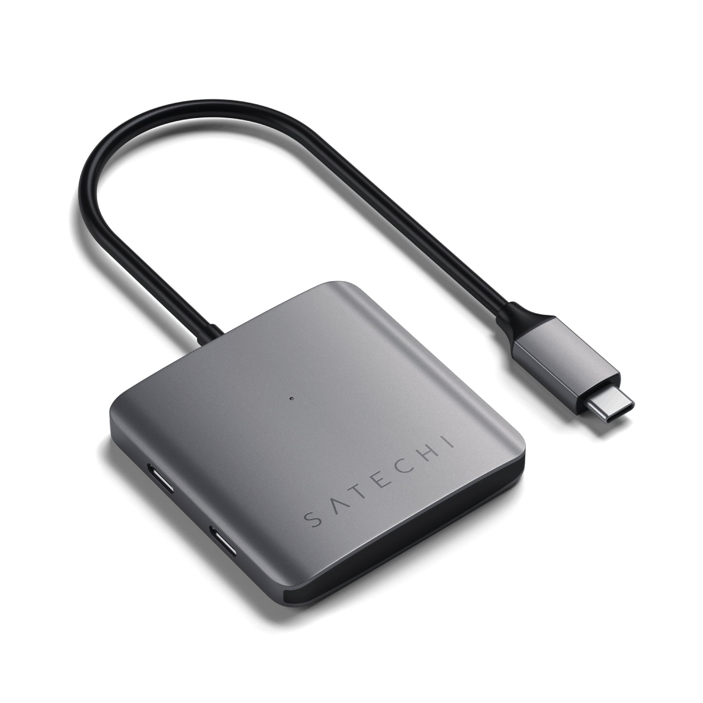 Concentrador USB-C de 4 puertos Satechi - Gris espacial