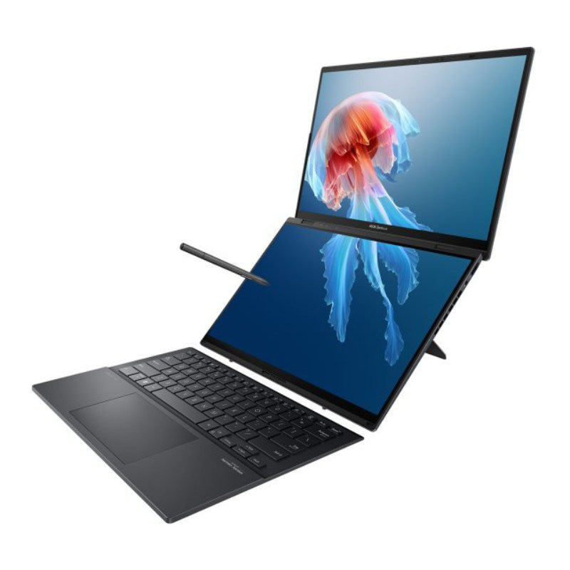 Portátil Asus UX8406MA-DS7 Zenbook Duo Dual de 14" - Intel Core Ultra 7 con memoria de 16 GB y SSD de 1 TB - Gris tinta