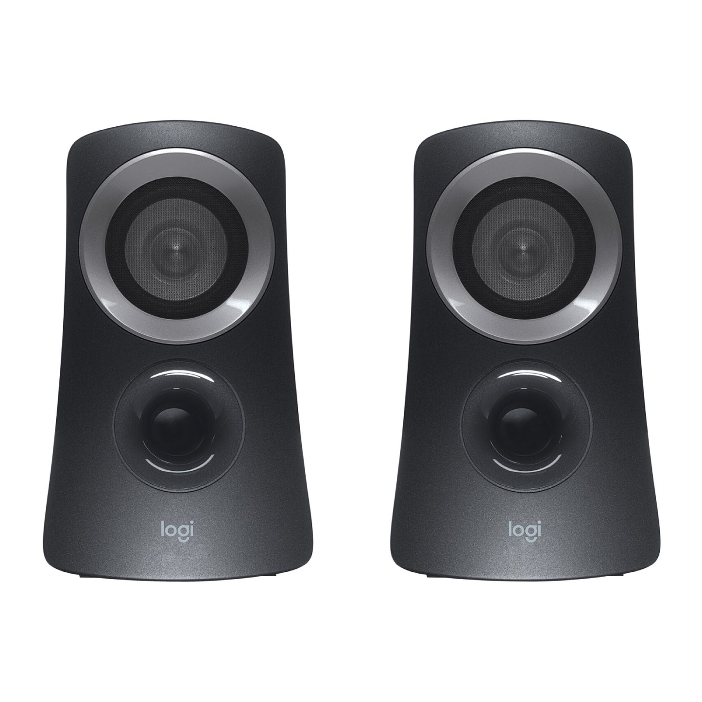 Sistema de altavoces de 2.1 canales Logitech Z313 (3 piezas), color negro