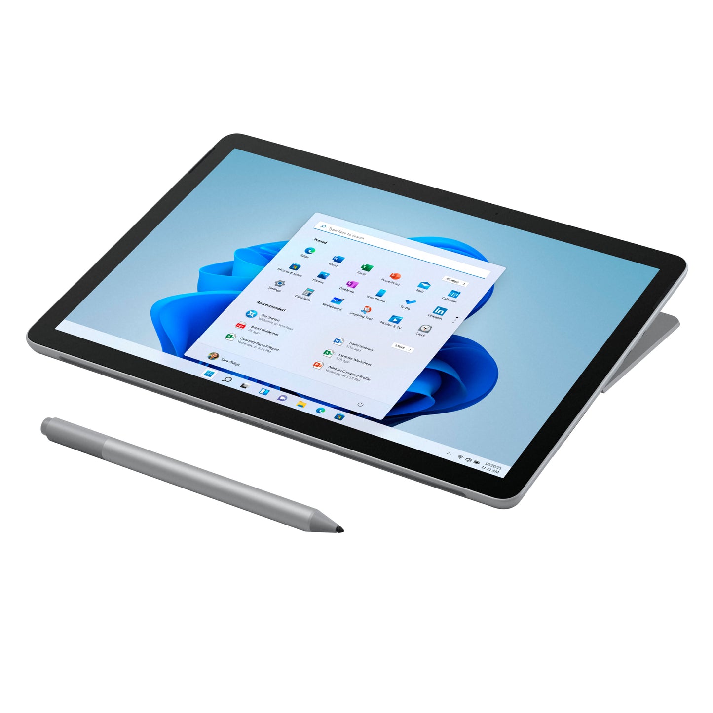 Microsoft 10.5" Surface Go 3 Touch-Screen Laptop - Intel Core i3-10100Y with 8GB Memory and 128GB SSD - Platinum