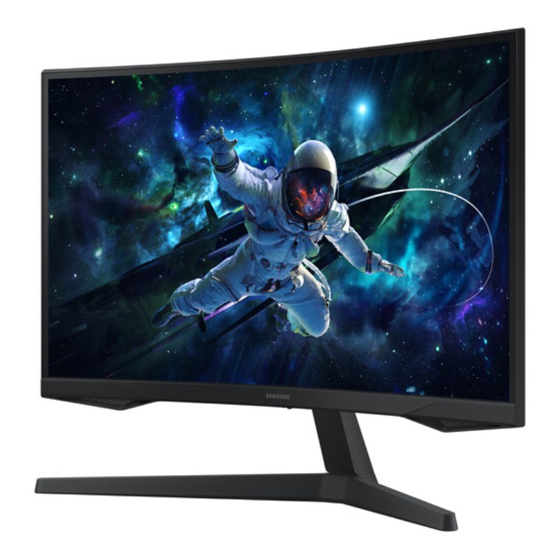 Monitor para juegos Samsung LS27CG552ENX G55C Odyssey LED QHD de 27" (DisplayPort, HDMI), color negro