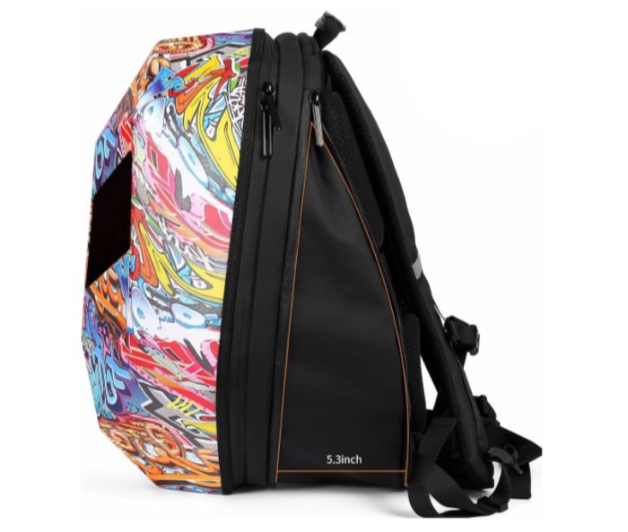 LOY-LED Backpack Graffiti