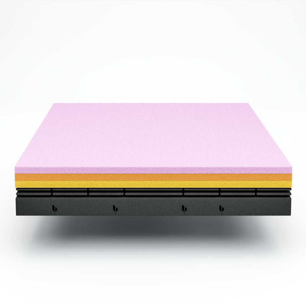 Blu Sleep Conforma Prime King Size Mattress with Air Pod Base Foam - White