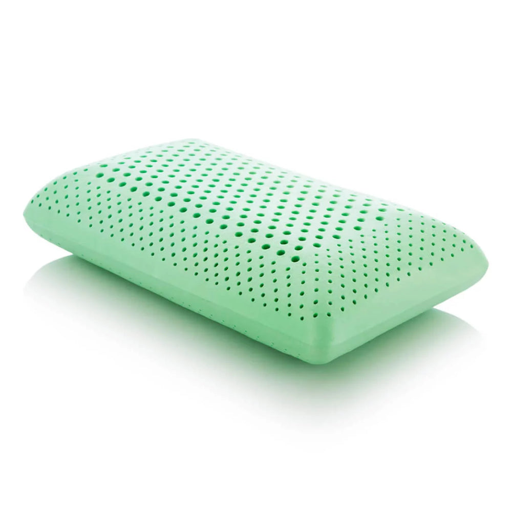 Malouf ActiveDough Peppermint Infused Queen Size Memory Foam Pillow - White