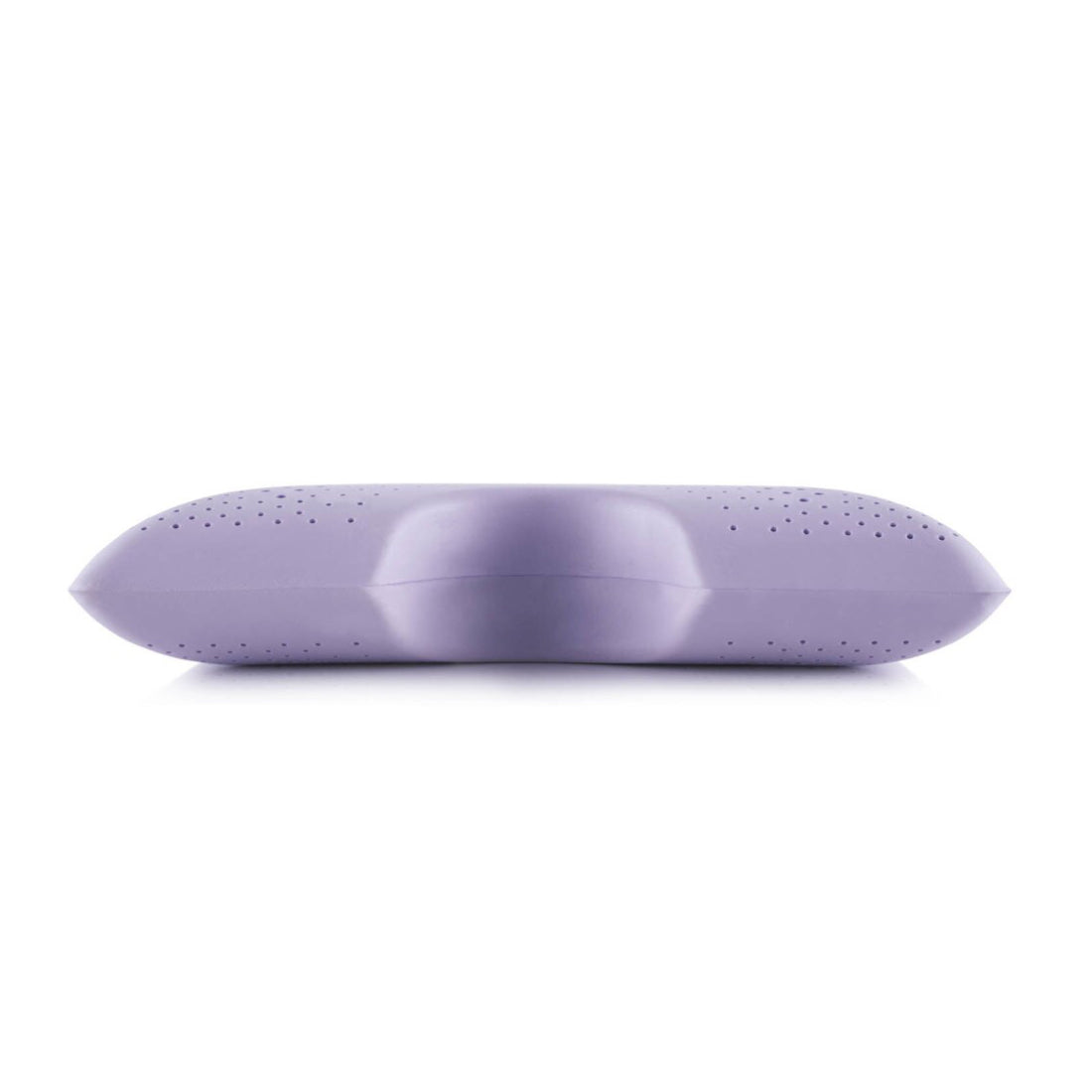 Almohada de espuma viscoelástica para hombros tamaño queen Malouf Zoned Dough Lavender - Color blanco