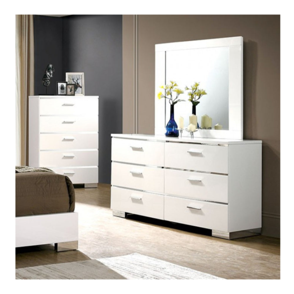 Carlie 33" Dresser with 6 Drawers by Furniture of America