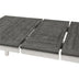 Monterey 78" Rectangle Dining Table with 1 x 18" Extendable Leaf by Martin Svensson Home - White/Gray - Curacao