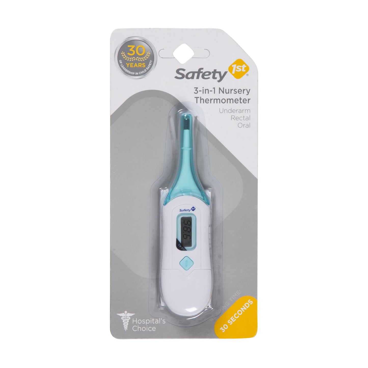 Safety 1st 3-in-1 Nursery Thermometer - Arctic