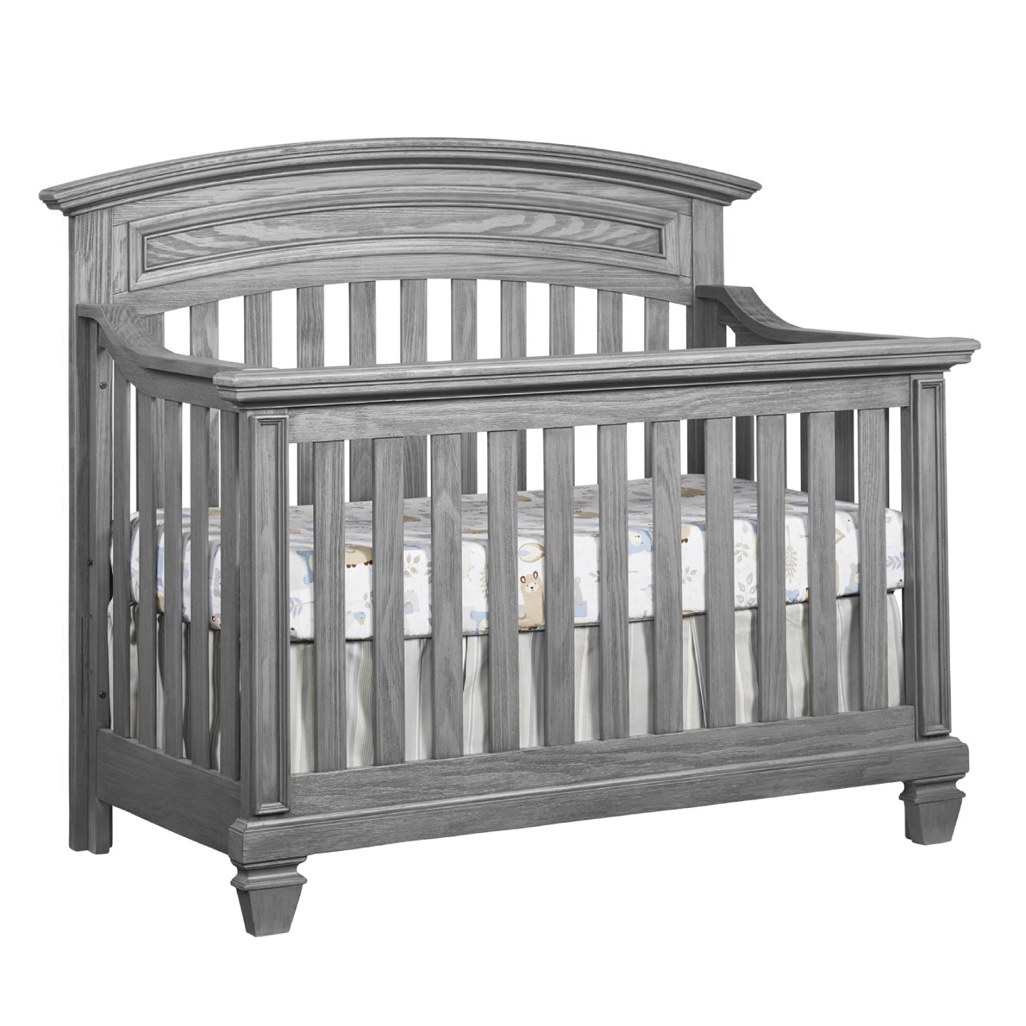 Soho Baby Richmond Brushed Gray 4-in-1 Convertible Crib