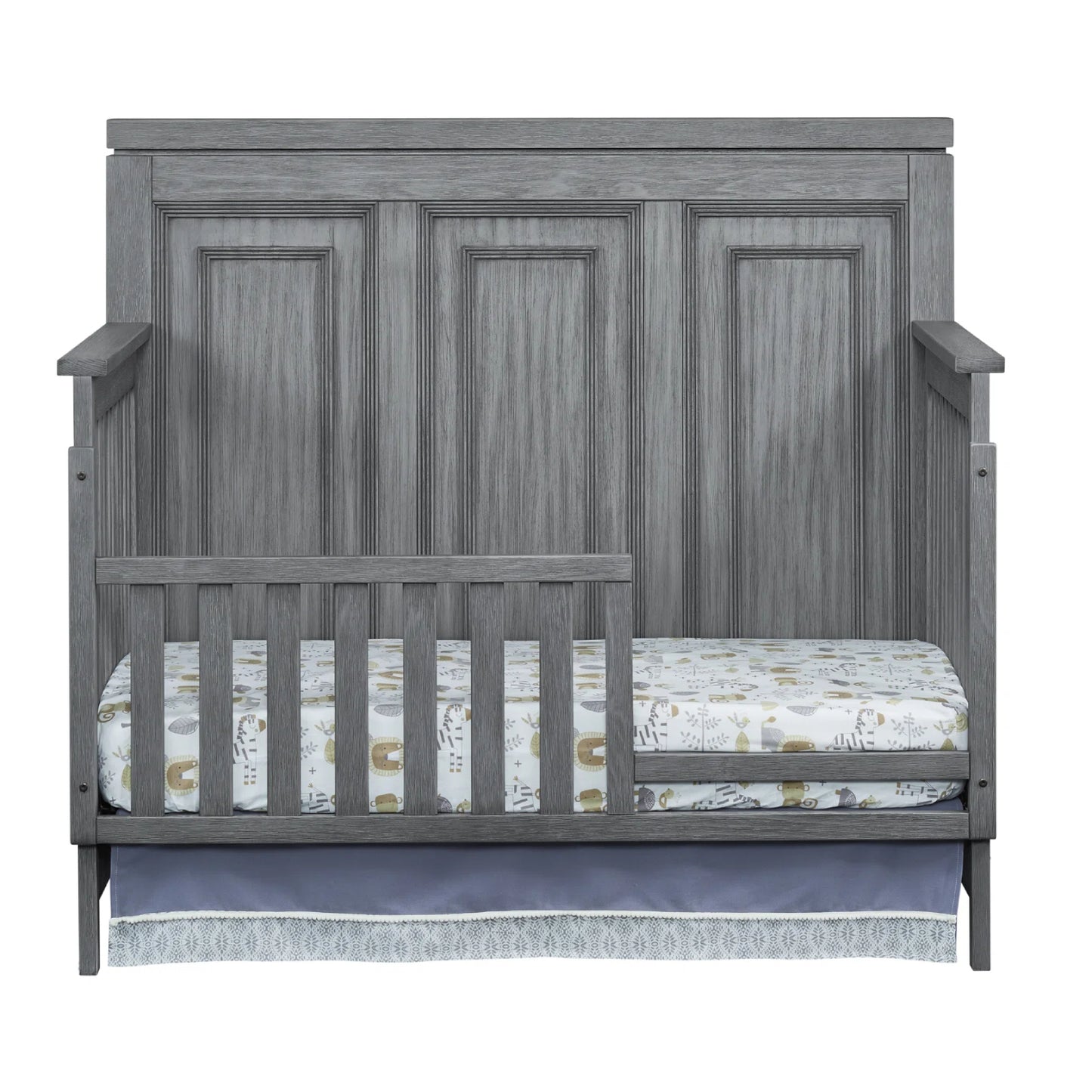 Soho Baby Manchester Rustic Gray 4-in-1 Convertible Crib