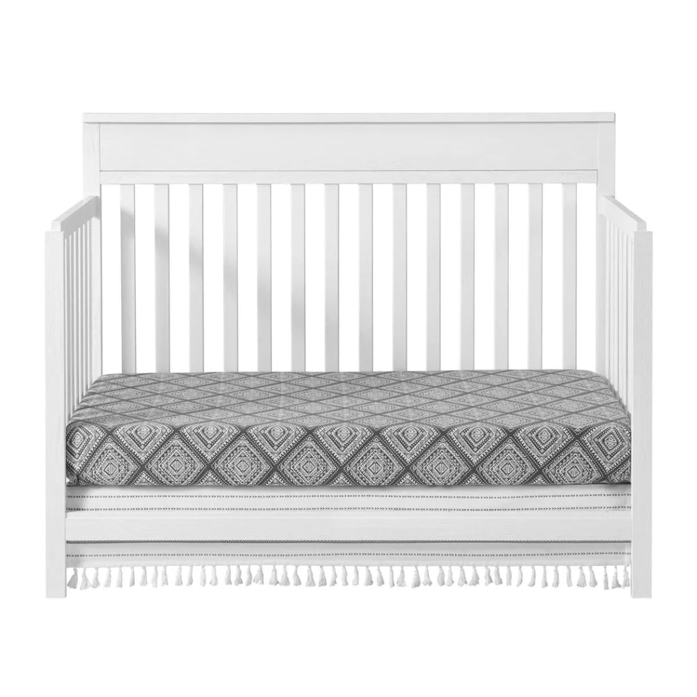 Oxford Baby Castle Hill Barn White 4-in-1 Convertible Crib