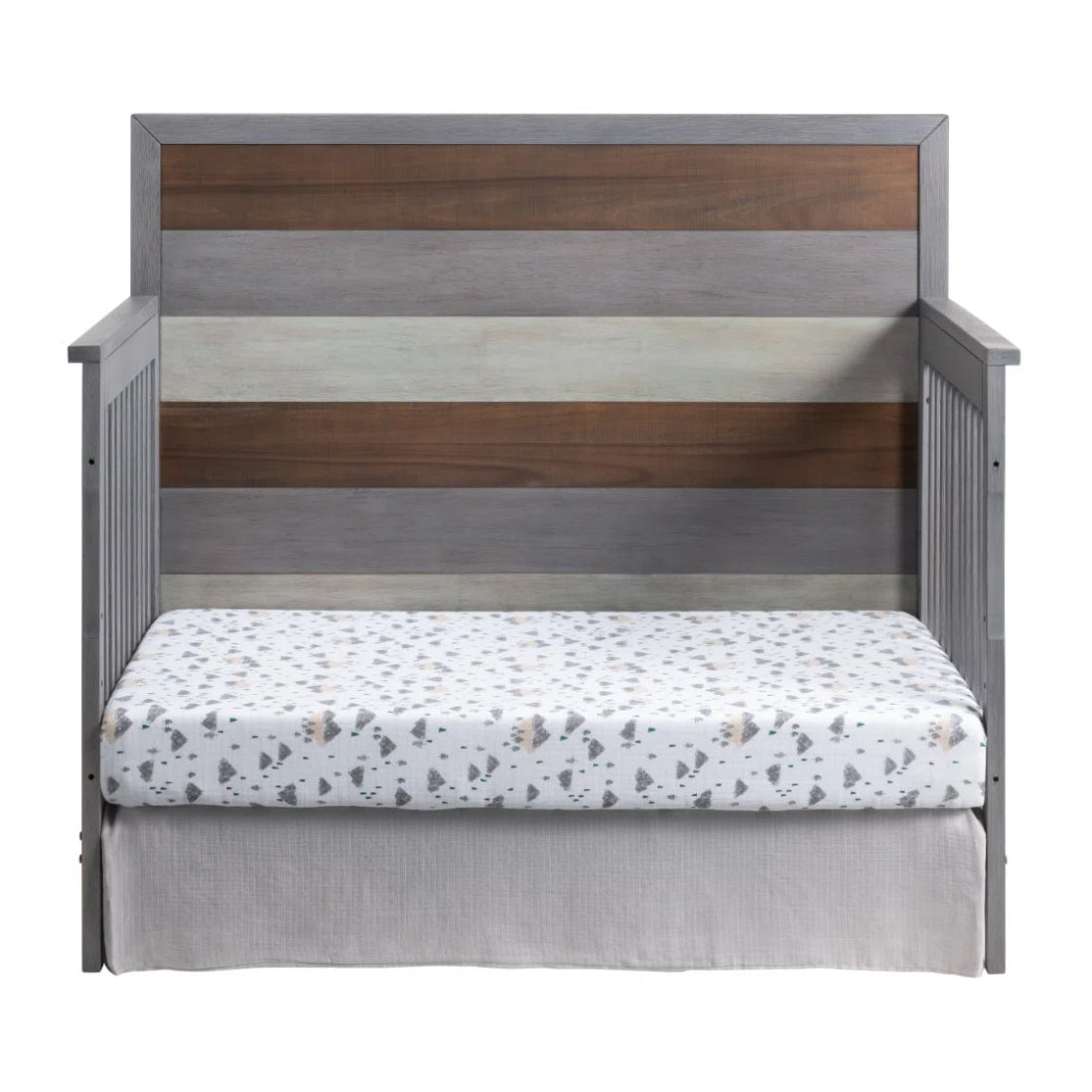 Soho Baby Cascade Gray 4-in-1 Convertible Crib