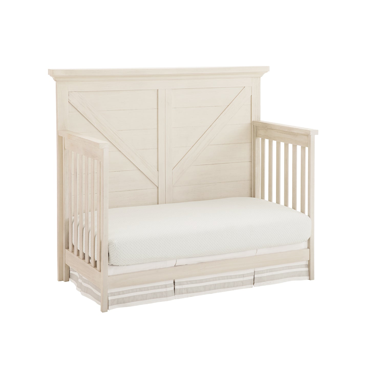 Westwood Design Westfield Brushed White Convertible Crib