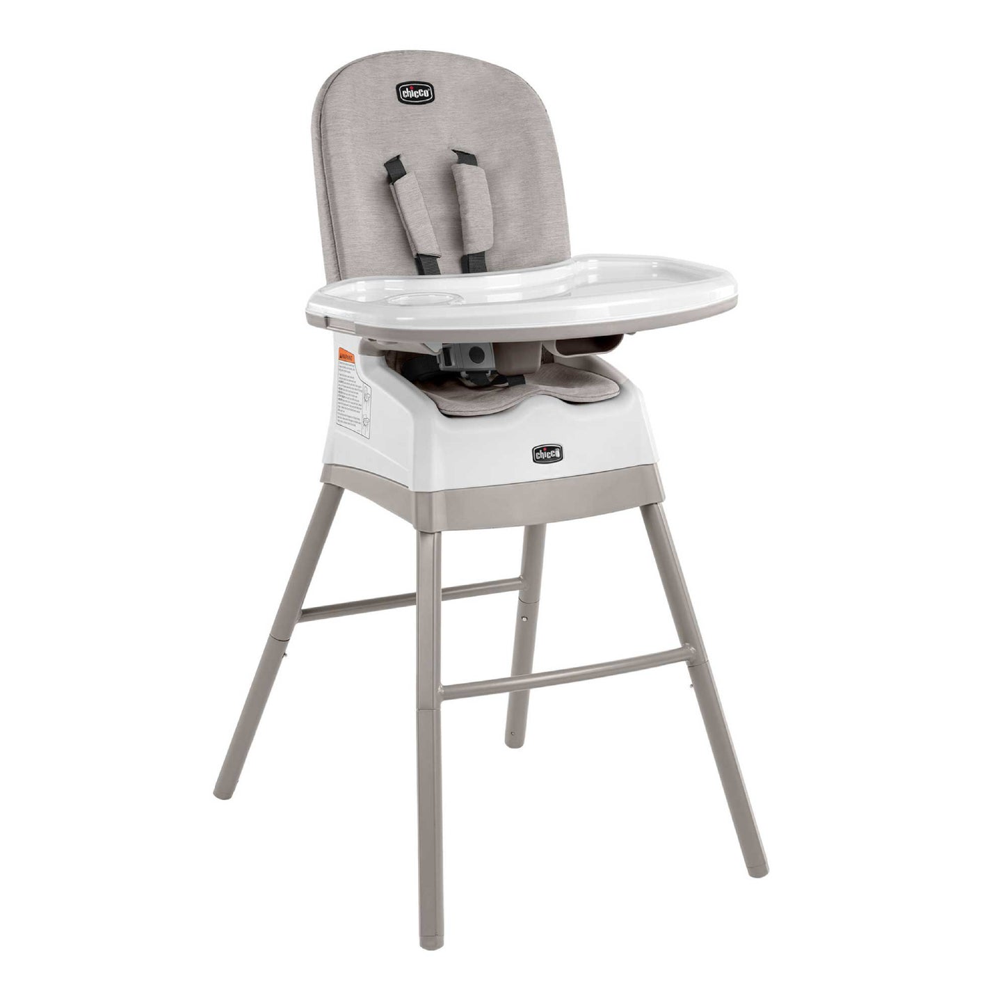 Chicco Stack Hi-Lo 6-in-1 Multi-Use High Chair - Sand