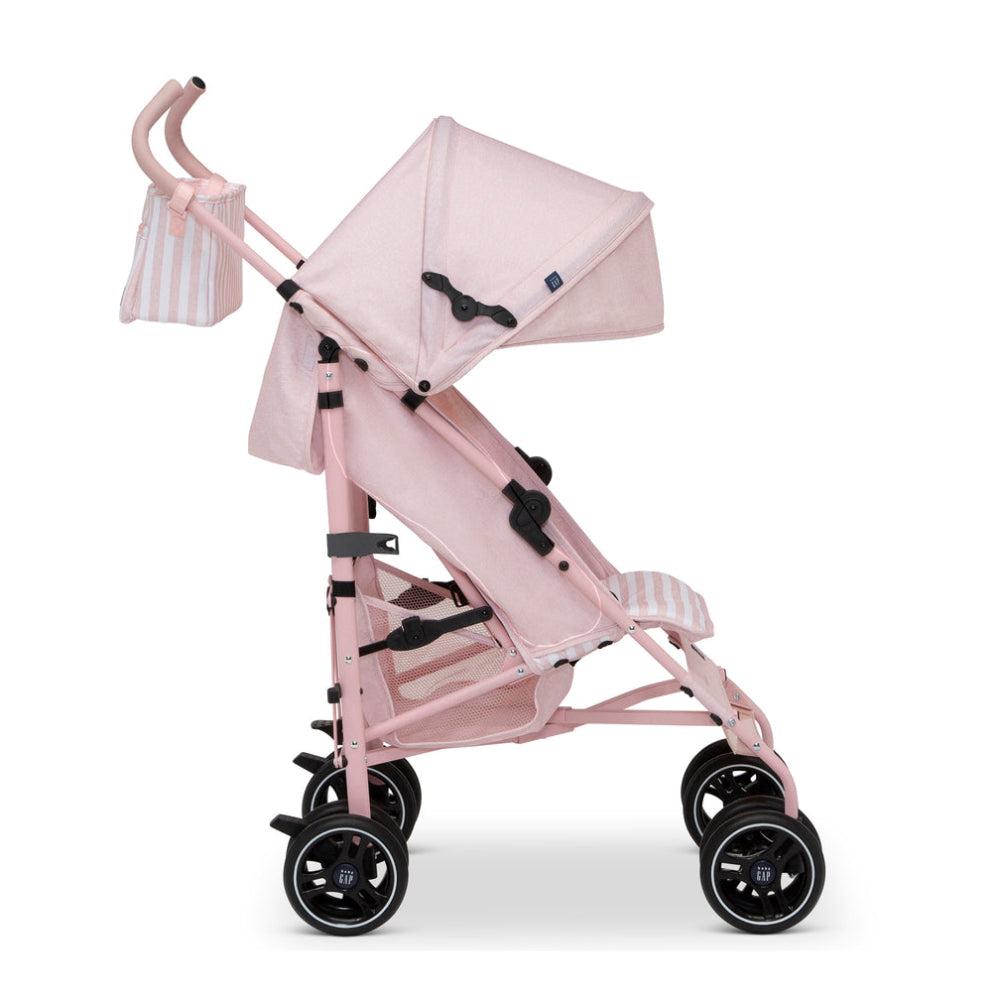 Babygap Lightweight Classic Stroller with Recline - Pink Stripes