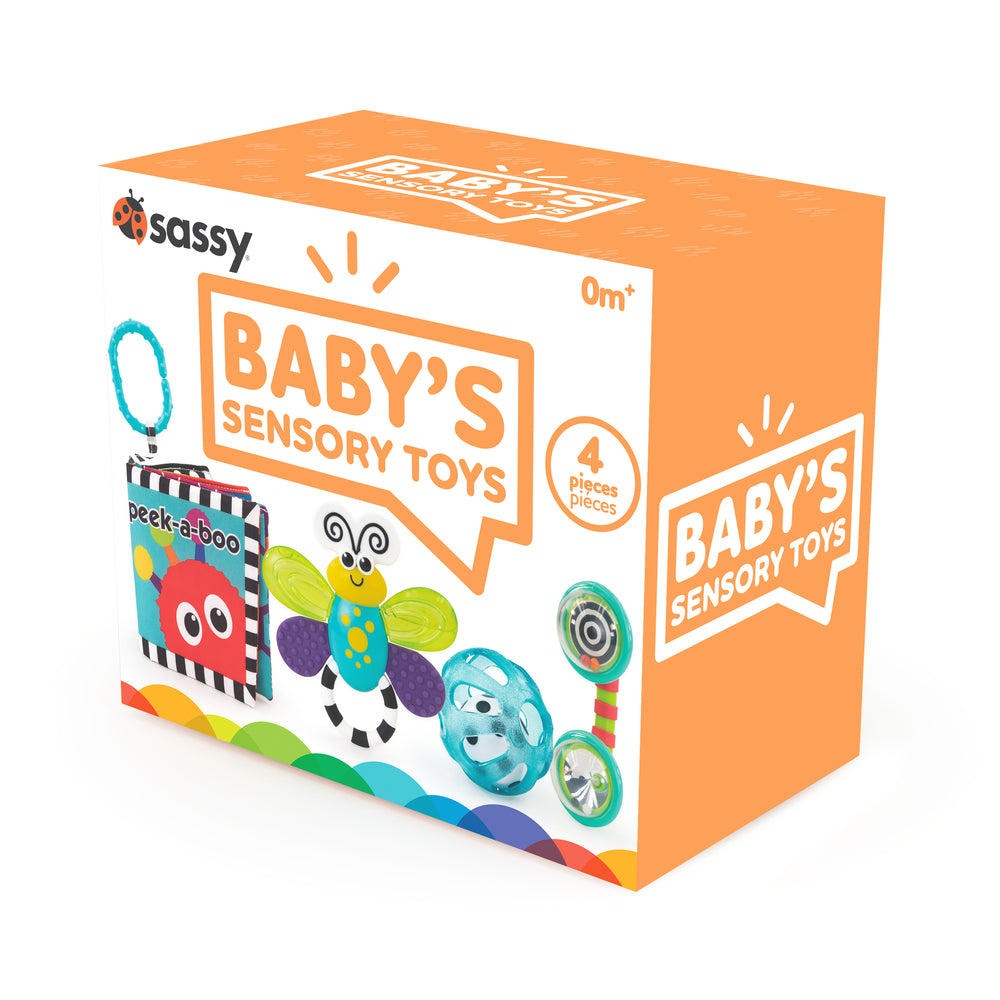 Sassy Baby's Sensory Toys Gift Box