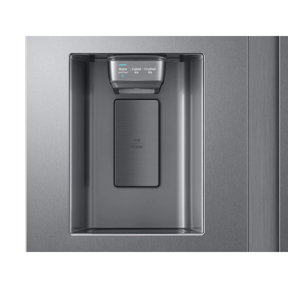 Refrigerador Samsung RS27T5200SR de 27,4 pies cúbicos, de dos puertas, de acero inoxidable resistente 