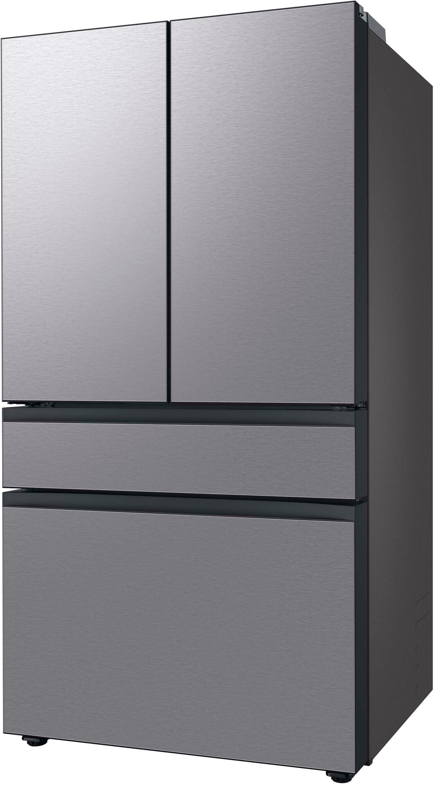 Refrigerador Samsung Bespoke RF29BB8600QL de 29 pies cúbicos y 4 puertas con puertas francesas - Acero inoxidable