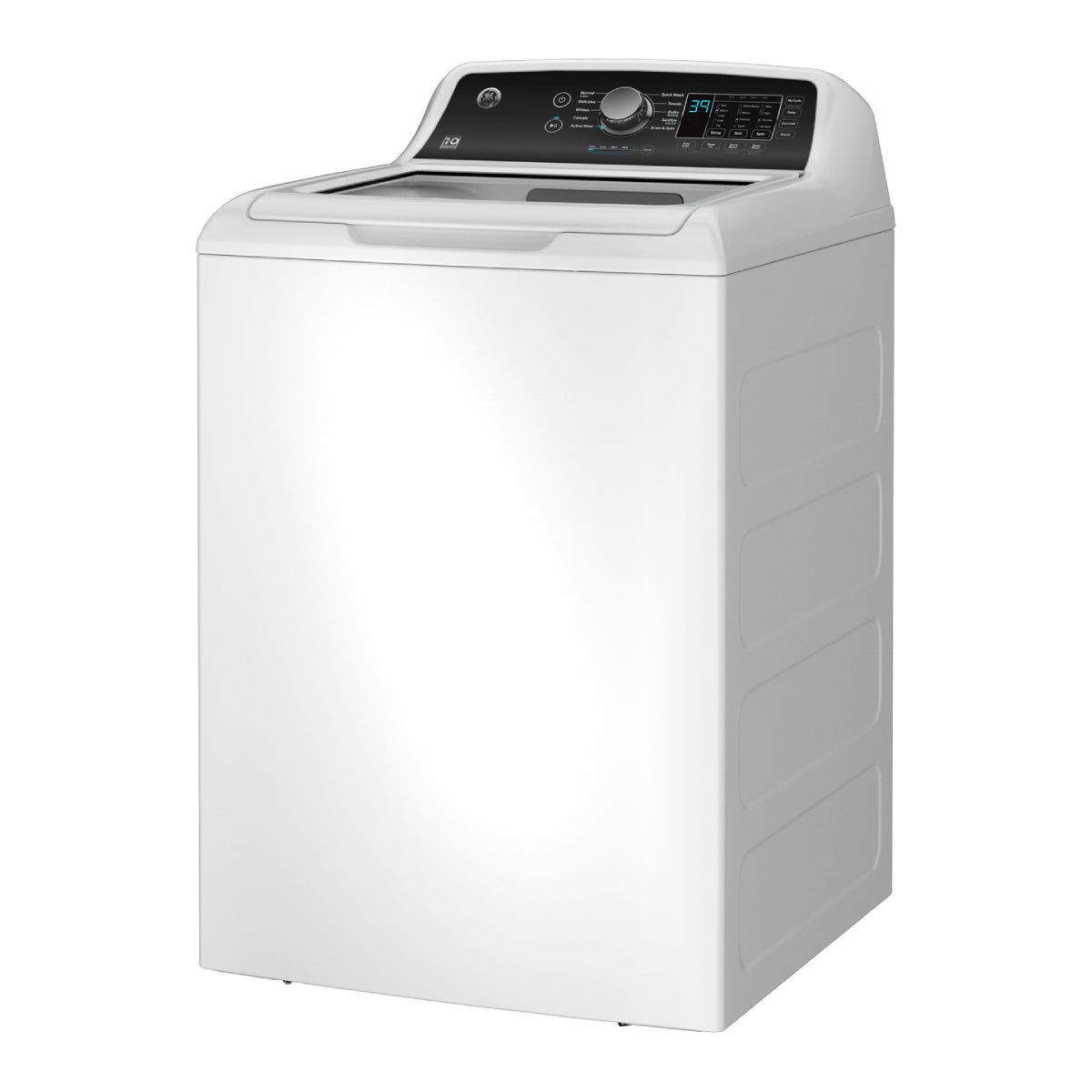 Lavadora de carga superior GE GTW585BSVWS de 4,5 pies cúbicos con control de nivel de agua, color blanco