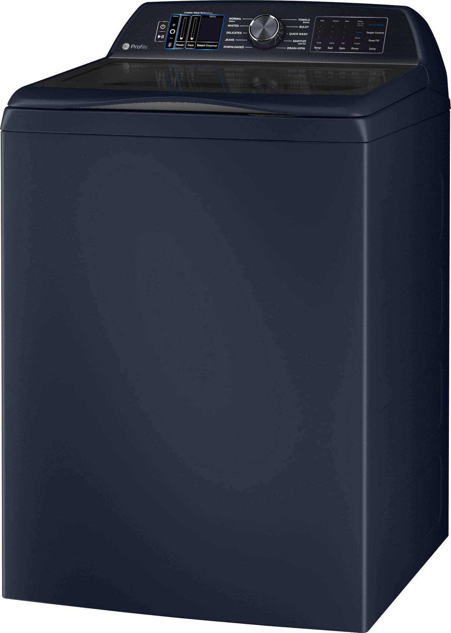 GE PTW900BPTRS 5.4 cu. ft. Top Load Washer with Smarter Wash Technology - Sapphire Blue, ENERGY STAR certified