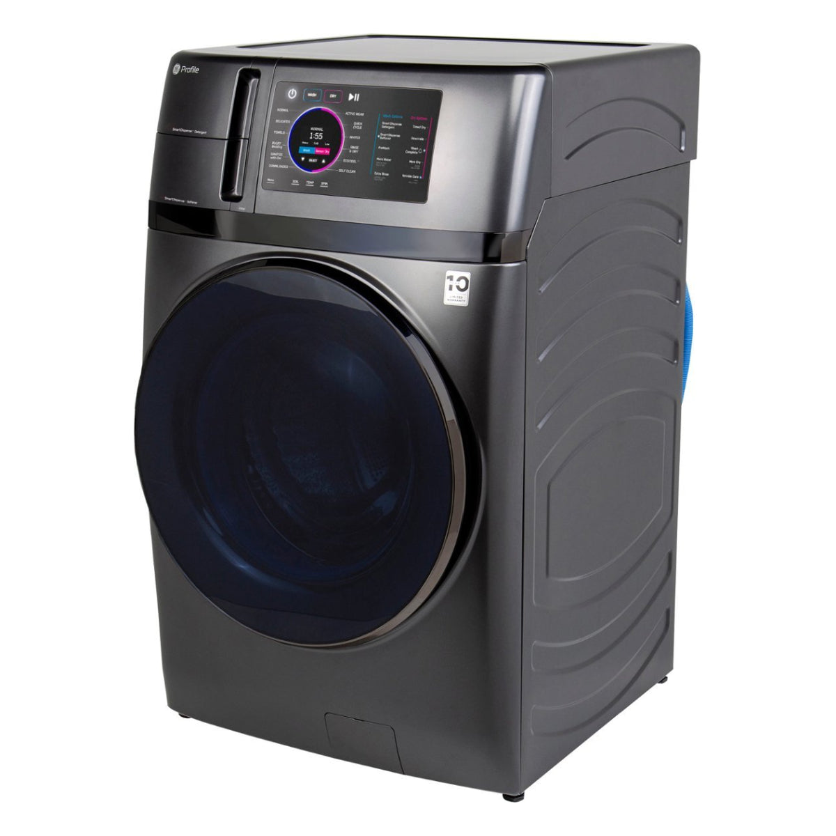 GE Profile 4.8 cu. ft. UltraFast Washer/Dryer Combo with Ventless Inverter Heat Pump Technology - Carbon Graphite