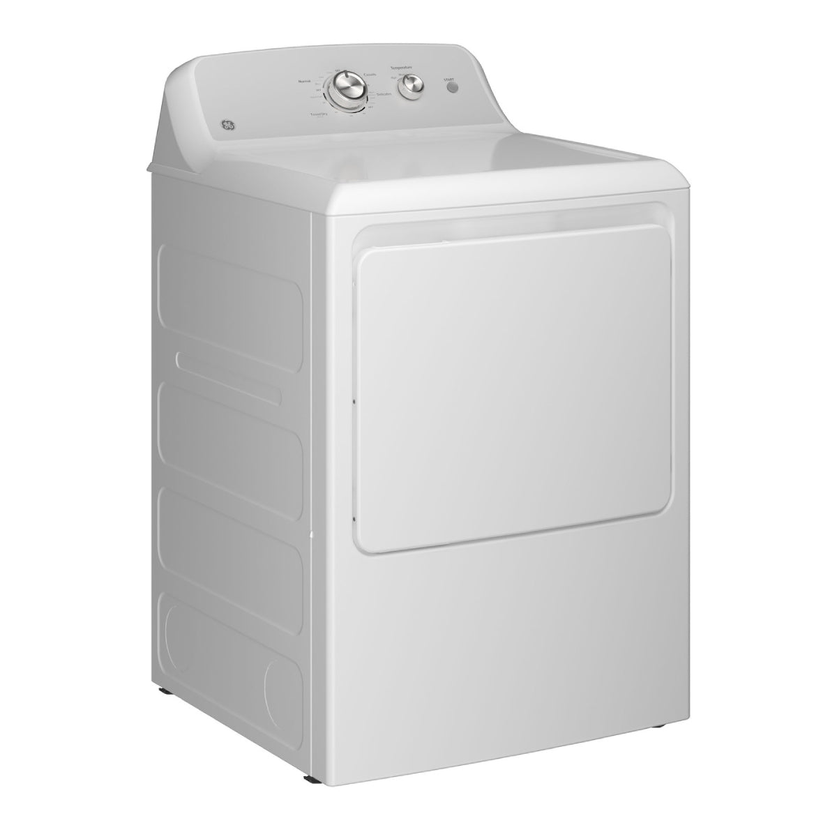 GE GTD38EASWWS 7.2 cu. ft. Top Load Electric Dryer with Up To 120 ft. Venting - White