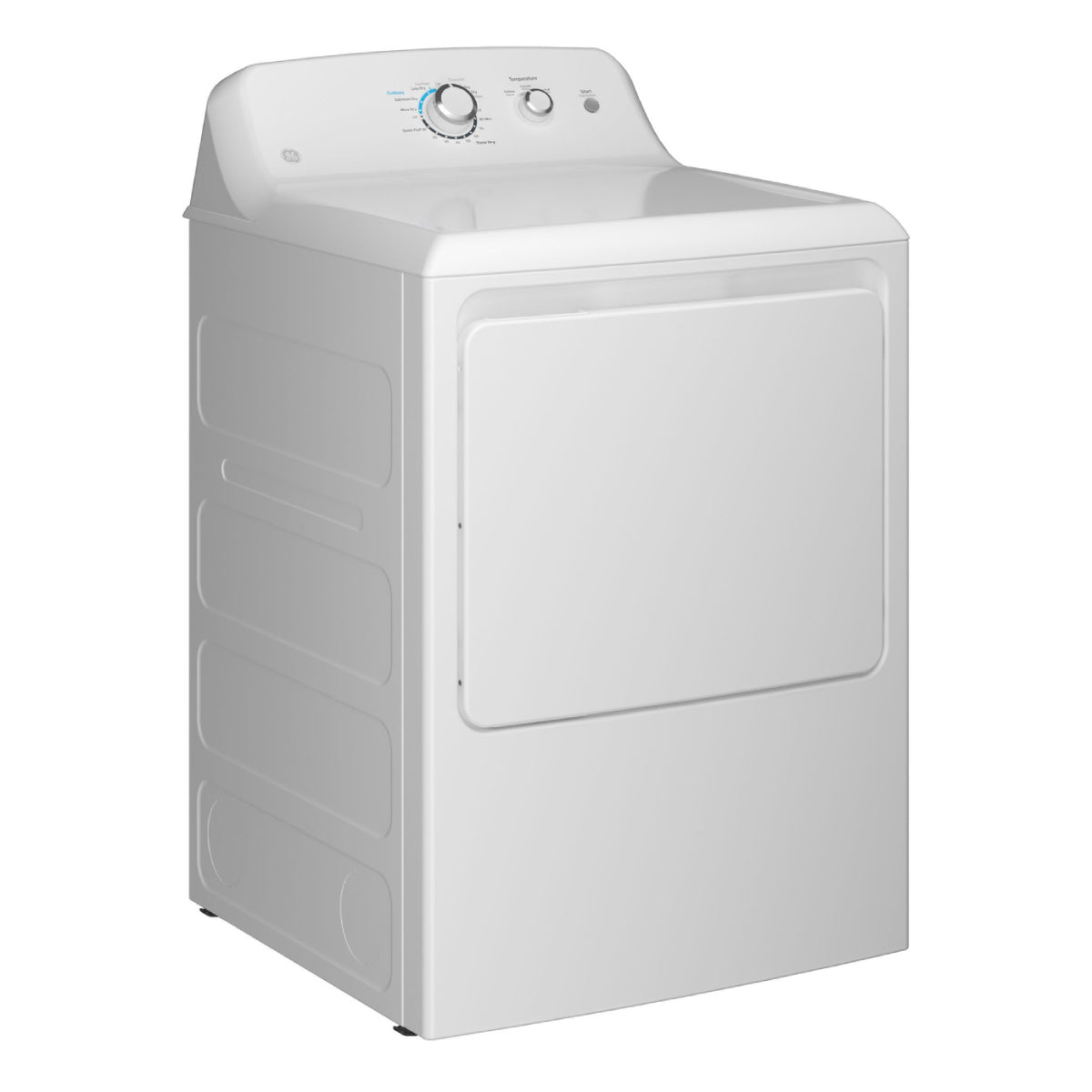 GE GTX33EASKWW 6.2 cu. ft. Top Load Electric Dryer with Up To 120 ft. Venting - White