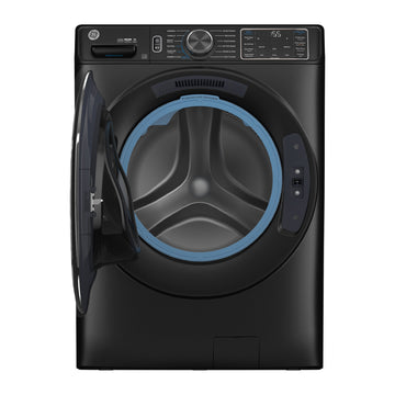 GE GFW655SPVDS Lavadora a vapor de carga frontal inteligente de 5 pies cúbicos con dispensador inteligente de grafito de carbono