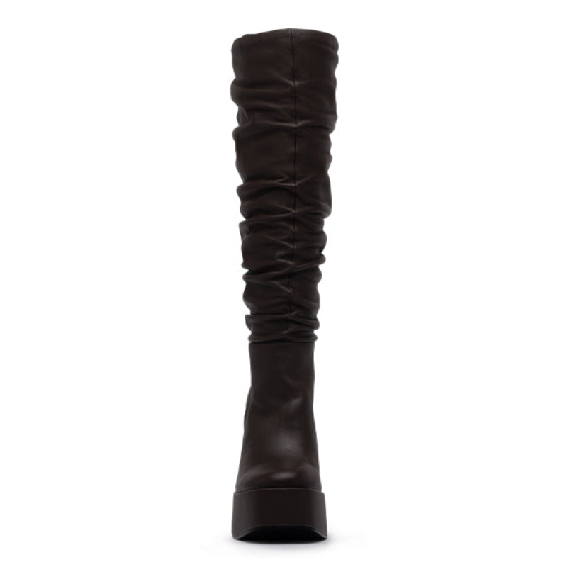 Botas Rosela para mujer de D'Amelio (talla 6,5) - Marrón oscuro