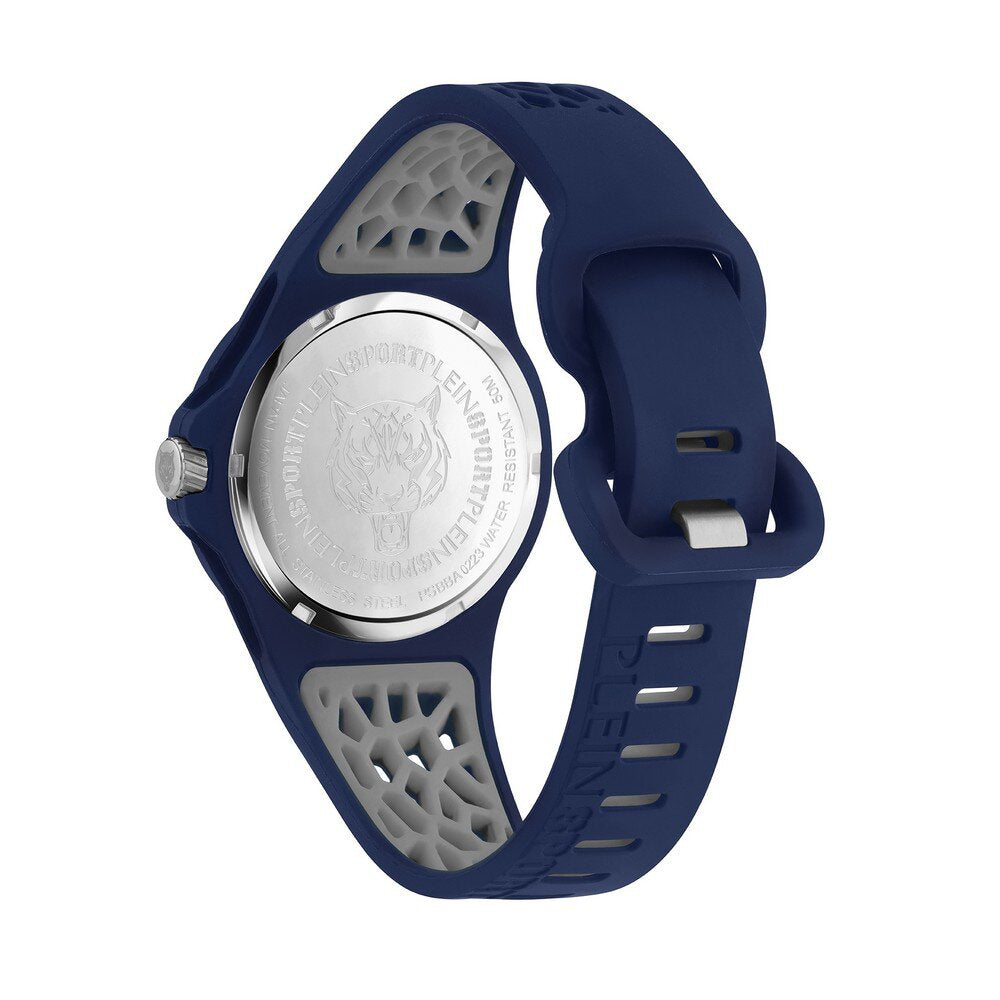 Reloj de cuarzo para hombre Plein Sport Thunderstorm de 40 mm con correa azul