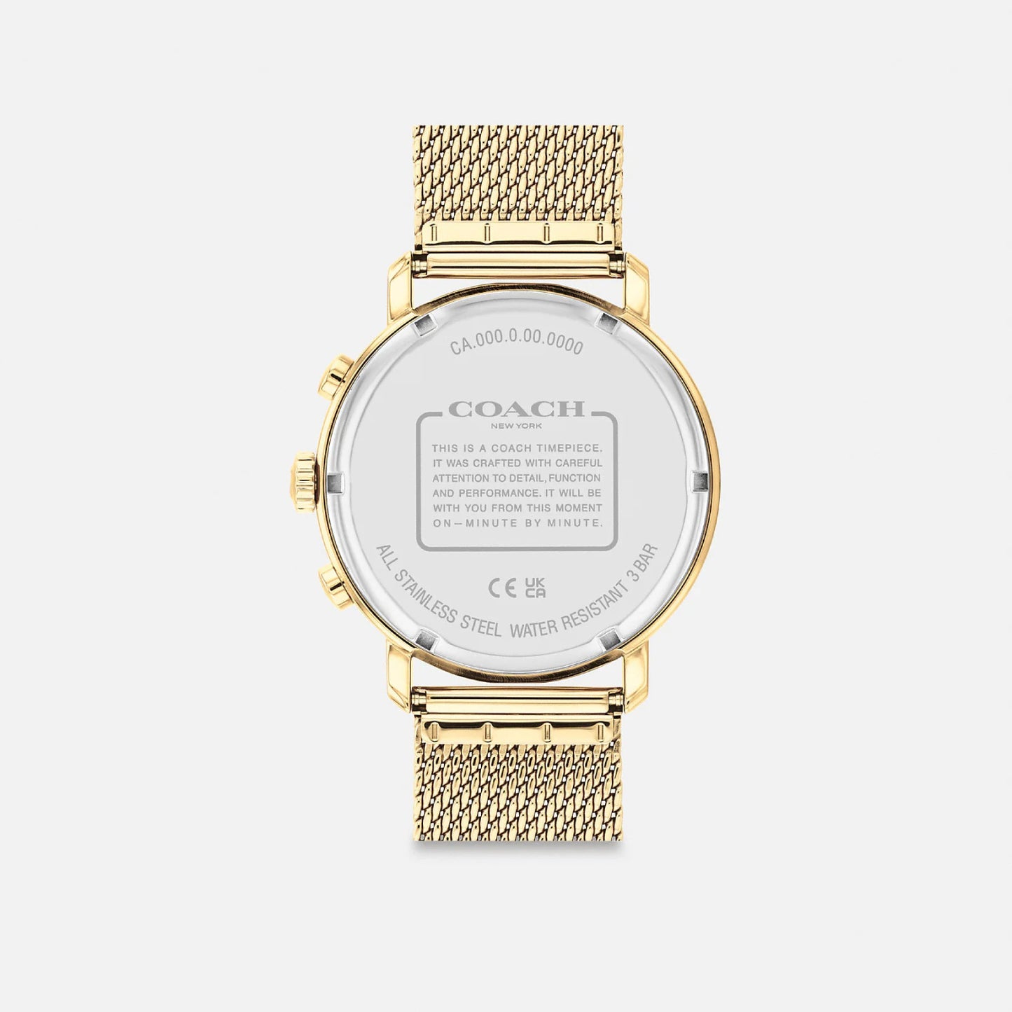 COACH Harrison Watch 42mm Gold