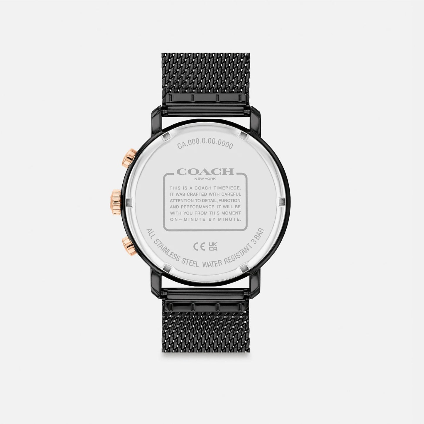 COACH Harrison Watch 42mm Black