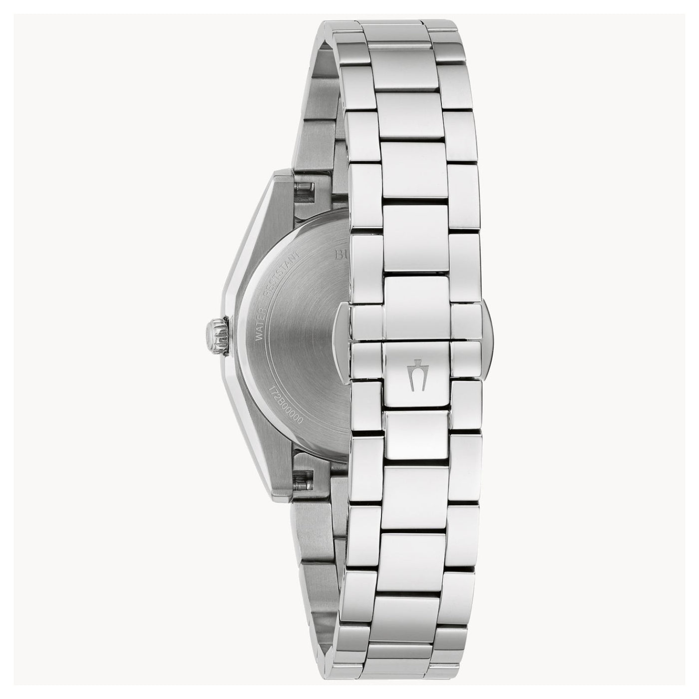 Reloj de pulsera de acero inoxidable para mujer Bulova Surveyor de 31 mm con esfera azul