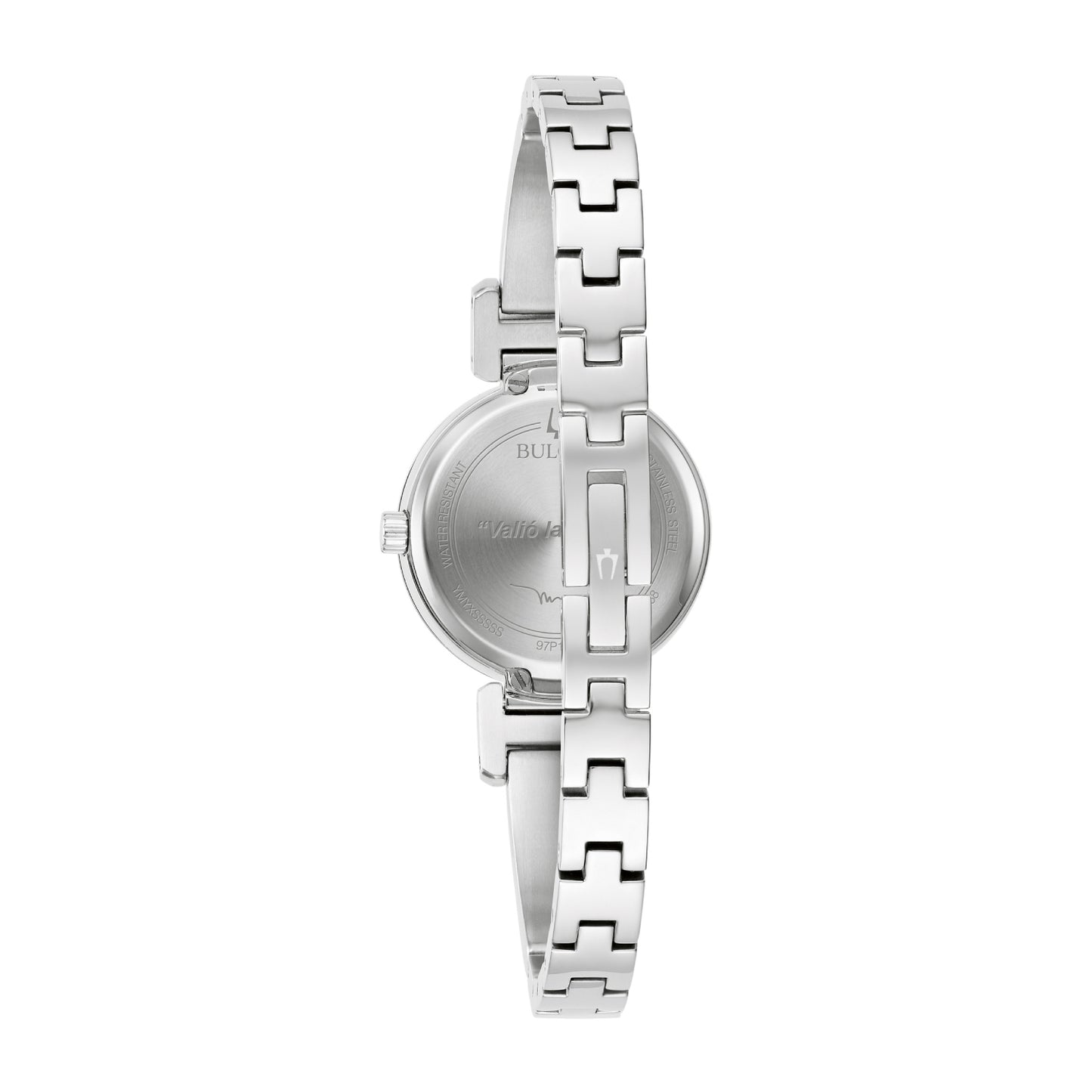 Reloj de pulsera de dos manecillas Bulova Modern Marc Anthony para mujer, 26 mm, plateado