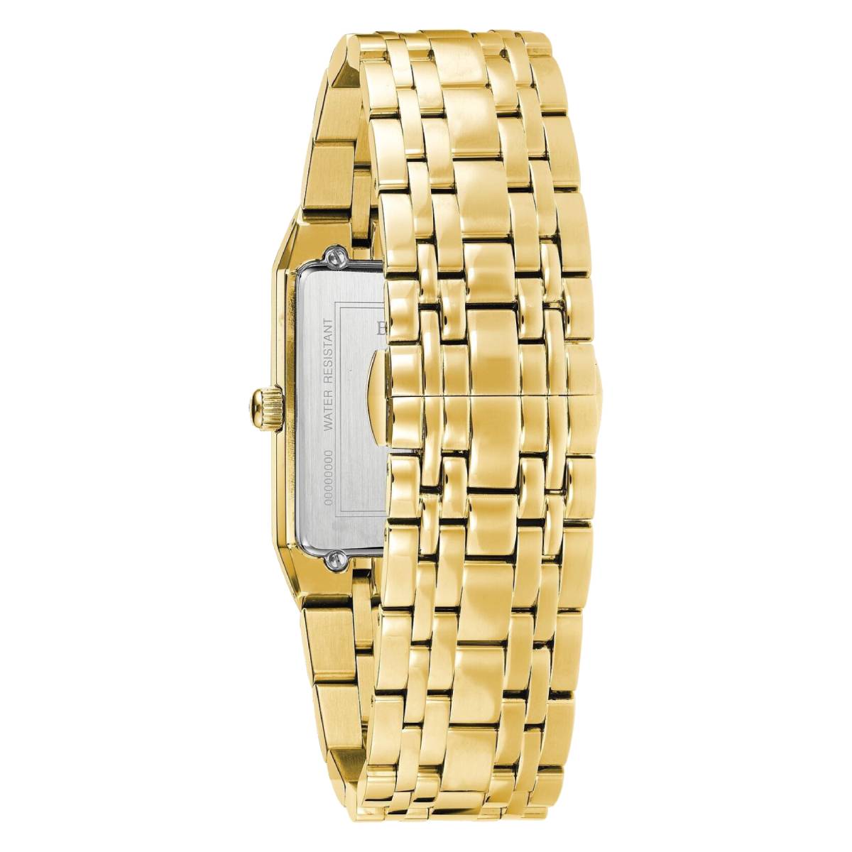 Bulova Quadra Modern Men's 30.75mm Stainless Steel Bracelet Watch - Gold