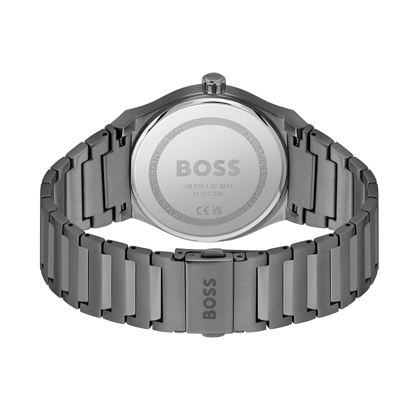 Reloj de pulsera de cuarzo Boss Candor para hombre de 41 mm, color gris