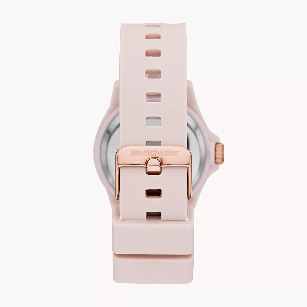 Reloj analógico Skechers Rosencrans para mujer, correa de 40 mm, color rosa