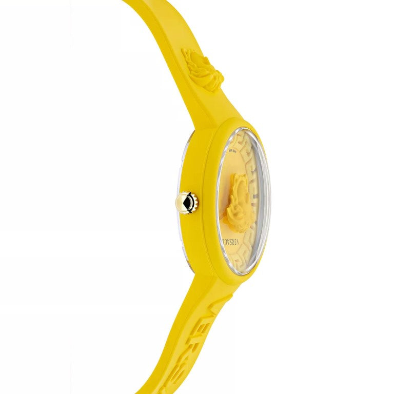 Versace Medusa Women's 39mm Quartz Silicone Strap Watch