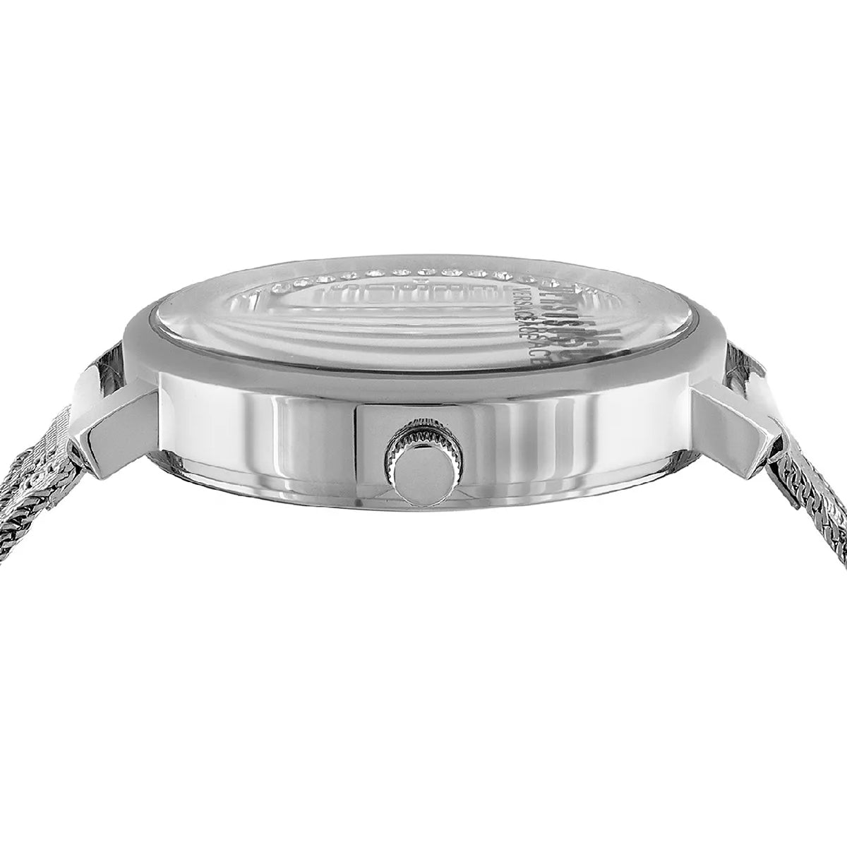 Reloj de pulsera de dos manecillas para mujer Versus Versace Lavillette Crystal de 36 mm - Plateado