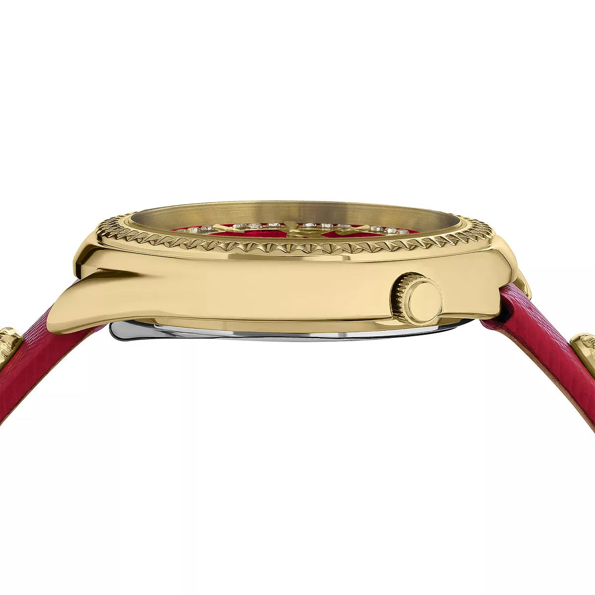 Reloj para mujer Versus Versace Tortona Crystal de 38 mm con correa de dos tonos y esfera roja