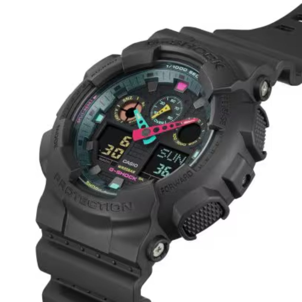 Reloj Casio G-Shock con correa analógica digital de 51,2 mm para hombre, color negro