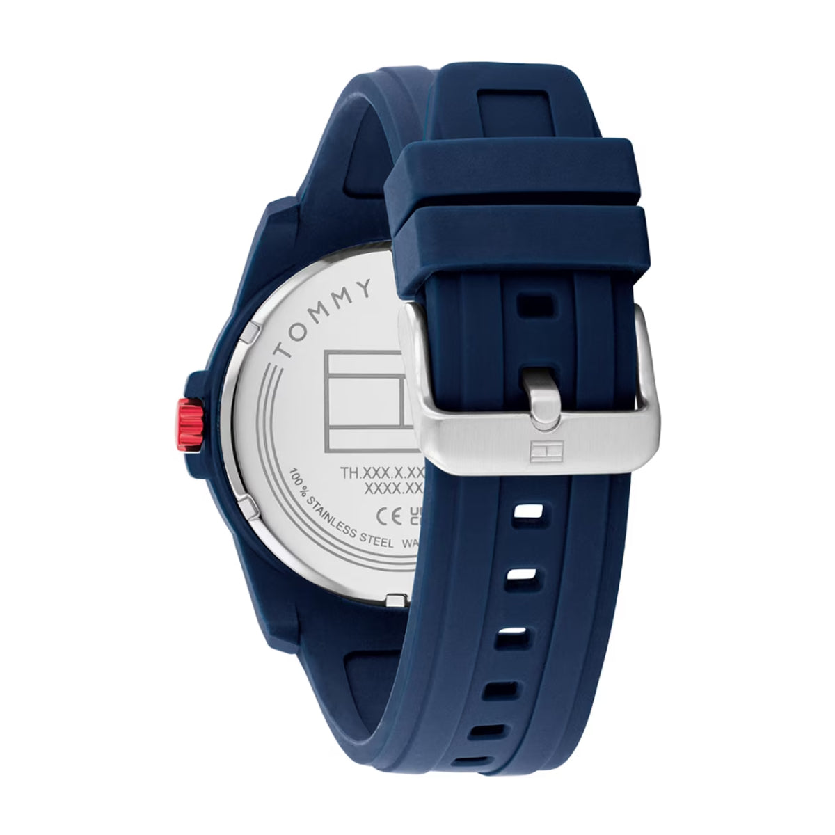 Reloj para hombre Tommy Hilfiger Austin con correa de tres manecillas de 44 mm, color azul