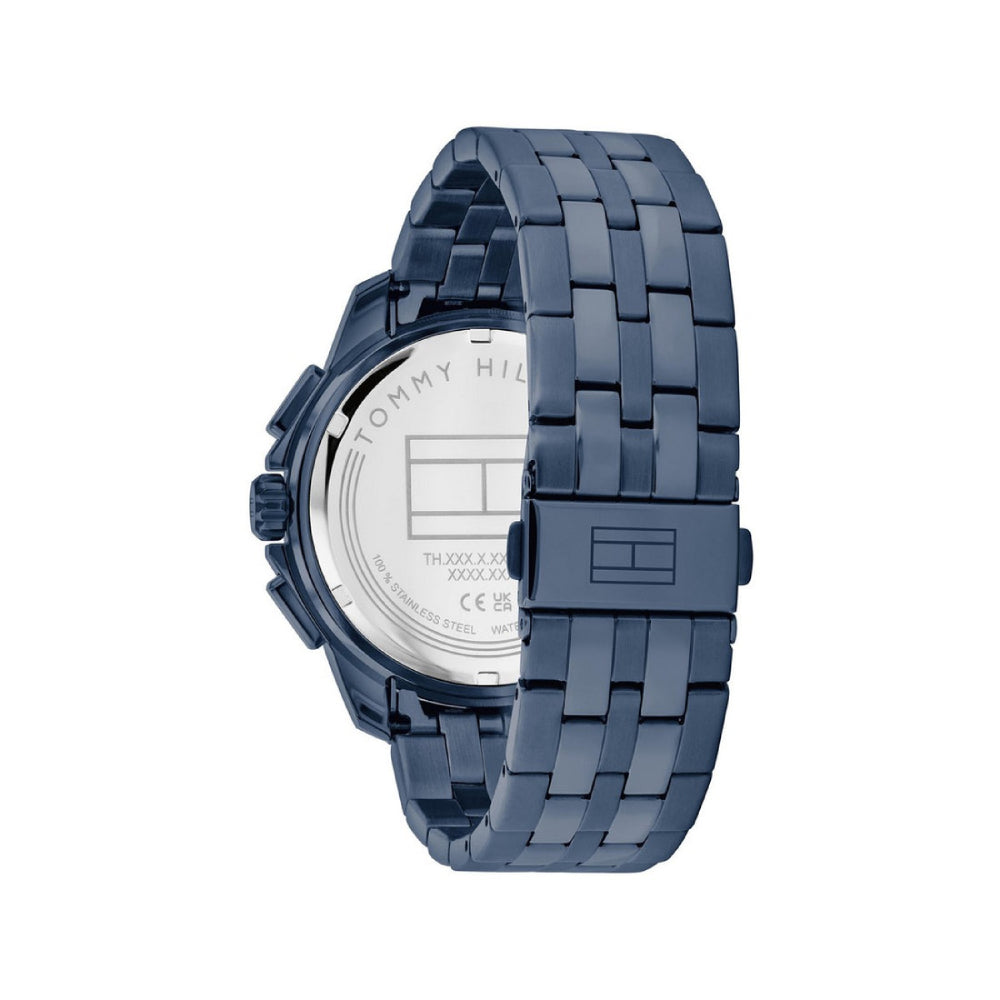 Reloj de pulsera Tommy Hilfiger para hombre de 44 mm, color azul