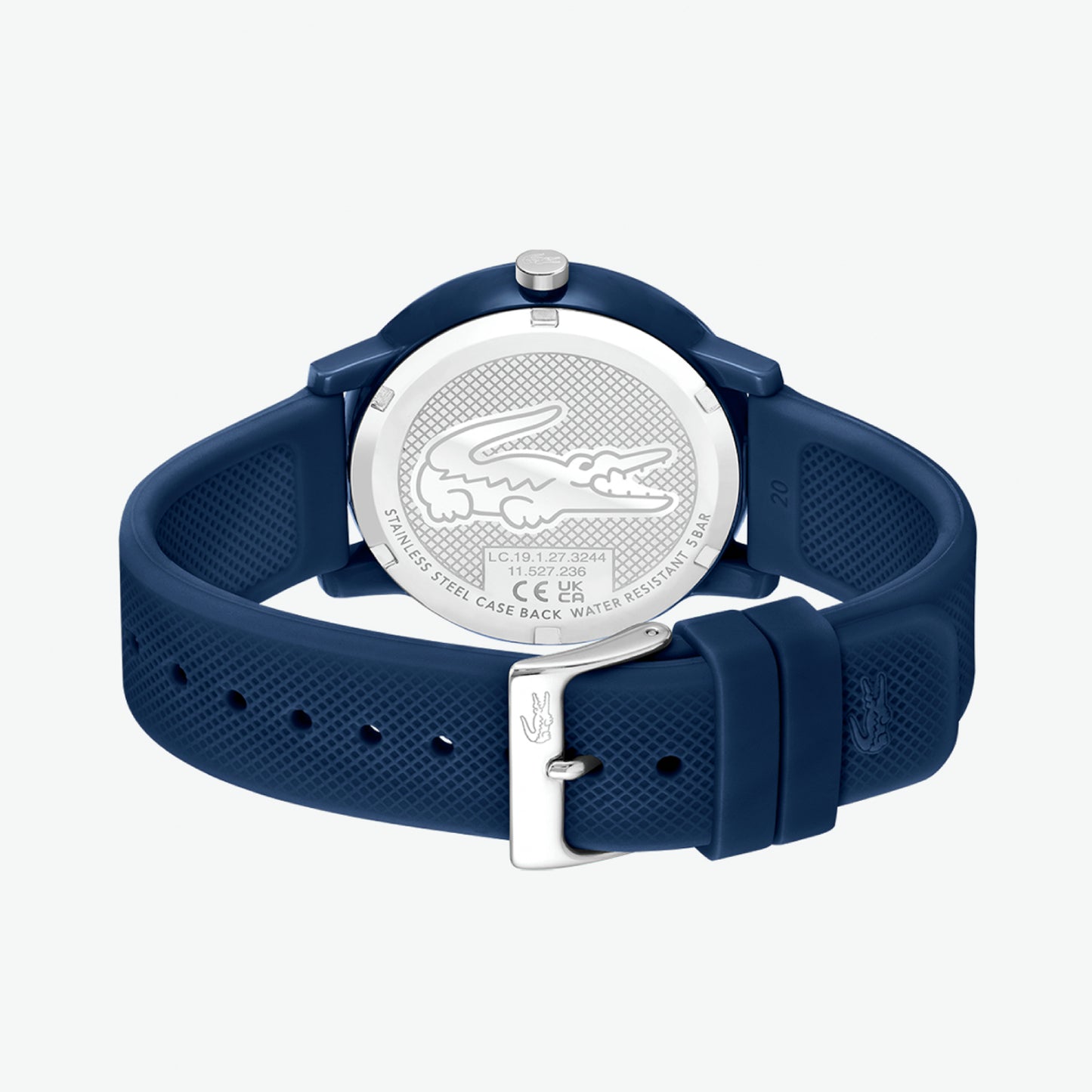 Reloj Lacoste L.12.12 Go para mujer, correa de tres manecillas, 42 mm, azul