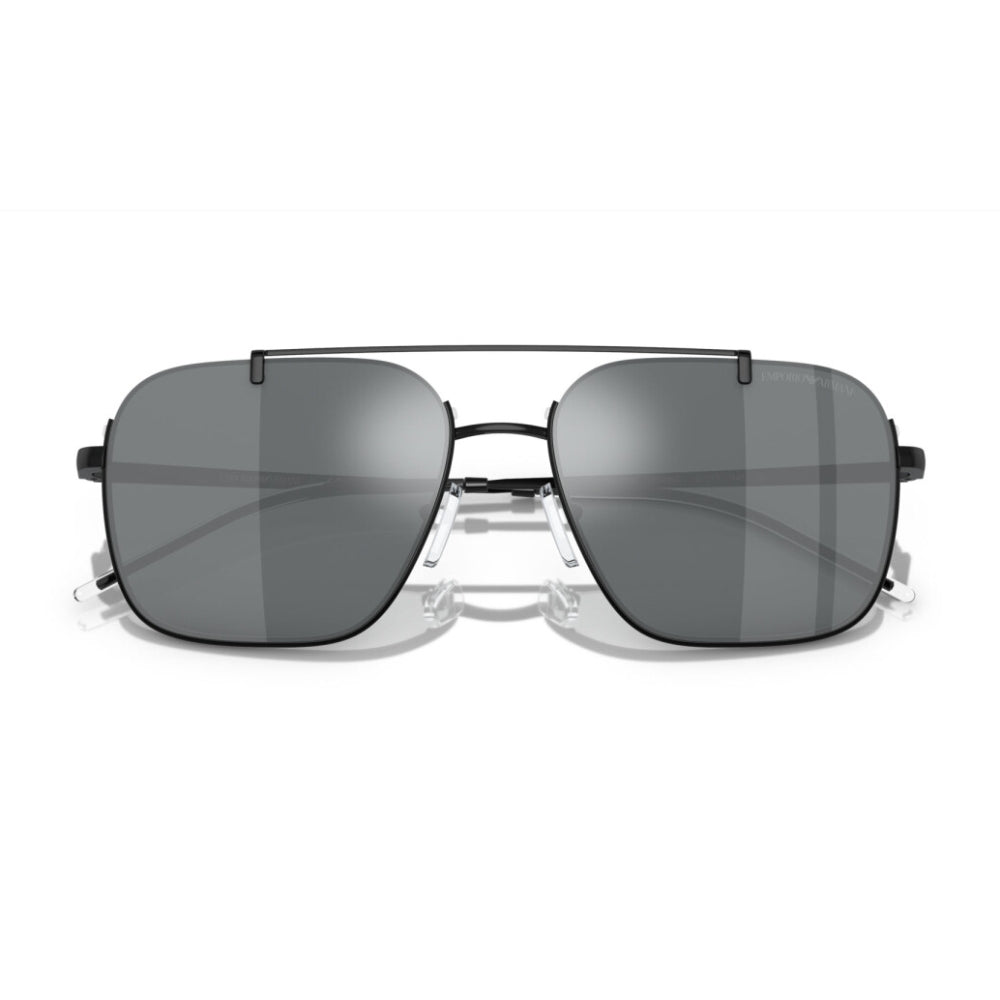 Emporio Armani Men's EA2150 Pilot Mirrored Sunglasses– Curacao