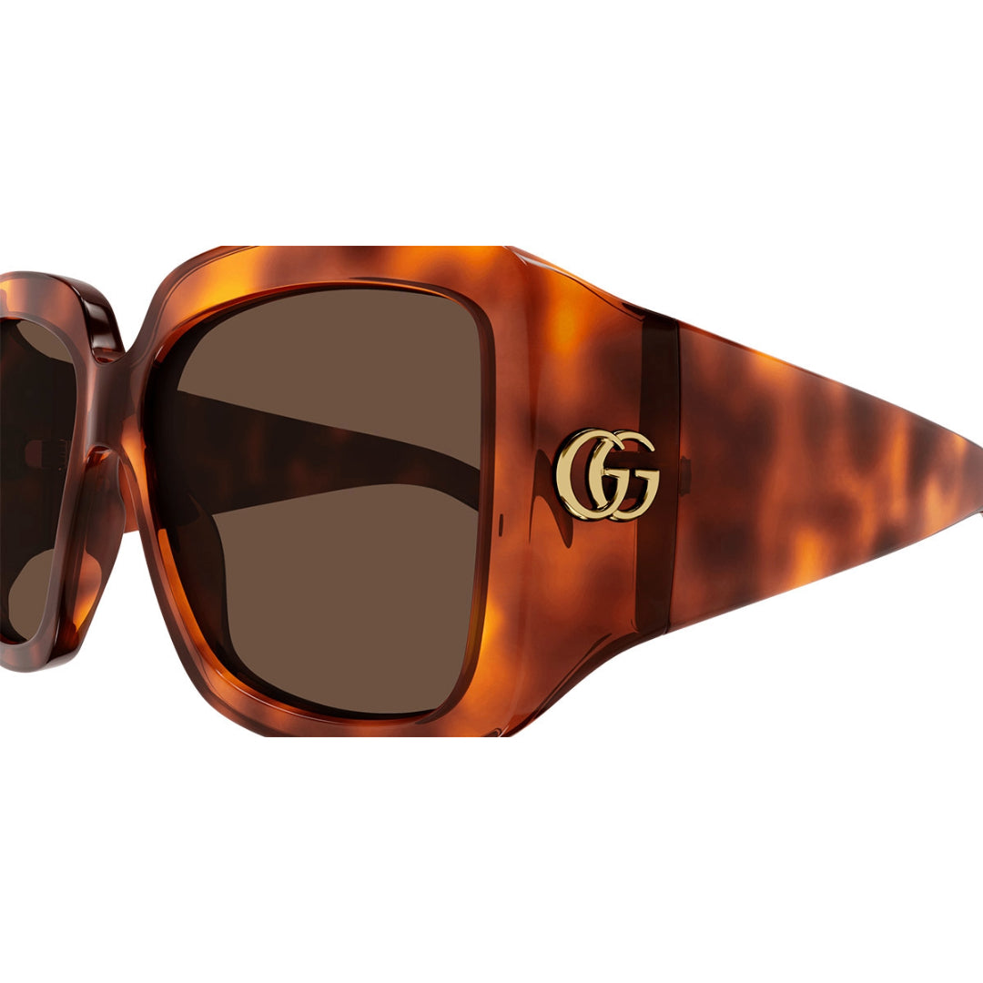 Gucci Wrap Around Havana Sunglasses