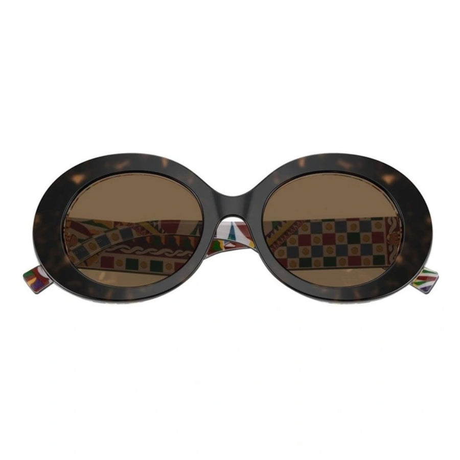 Dolce & Gabanna Women's DG4448321773 Oval Solid Color Sunglasses