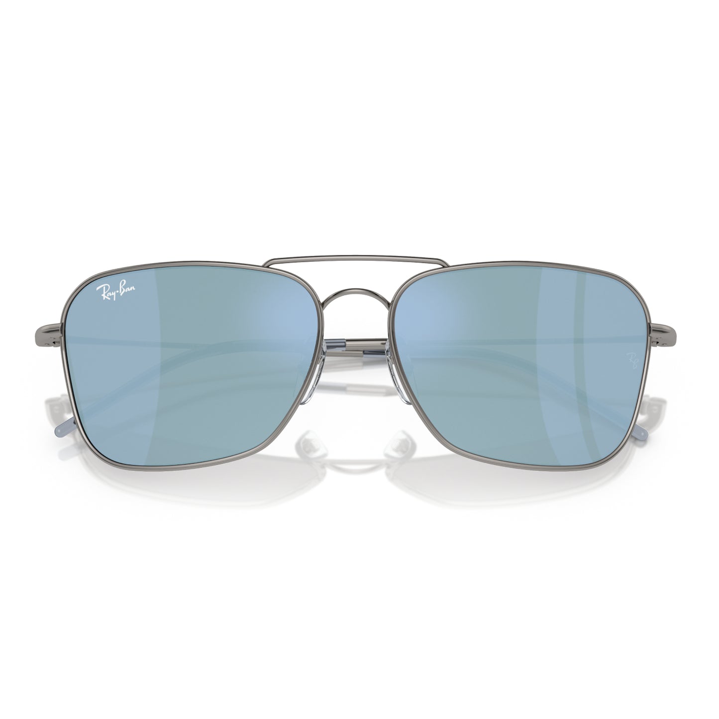 Ray-Ban Caravan Reverse Unisex RBR0102S Square Mirrored Sunglasses